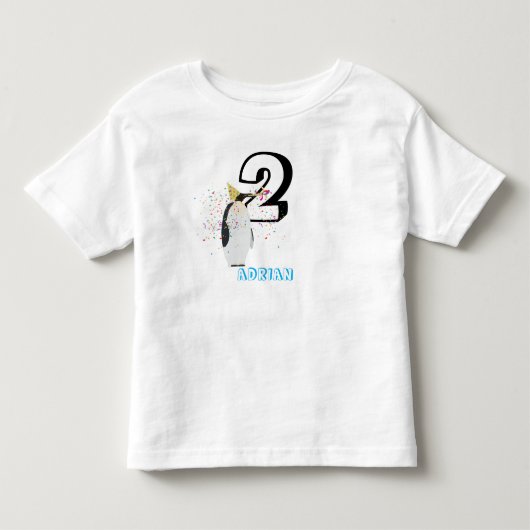Pinguïn Feest - Dieren Verjaardagsfeest Kinderen L Kinder Shirts (Voorkant)