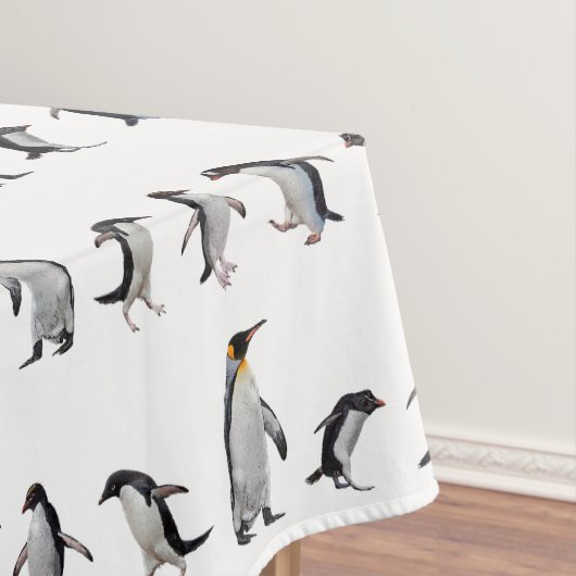 Pinguïn Feest Tafelkleed (kies kleur) (Voorbeeld)