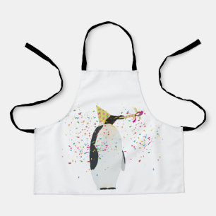 Pinguïn Feestje - Dieren die een Feestje Vieren Schort