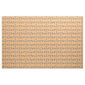 Pinguïn Feeststof (Oranje) Stof (Fat Quarter)