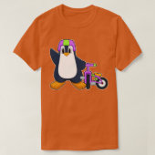 Pinguïn Fiets T-shirt (Design voorkant)