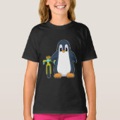 Pinguïn Fiets T-shirt (Voorkant)