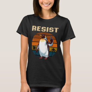 Pinguïn Flippers Omhoog Verzette Grappige Pinguïns T-shirt