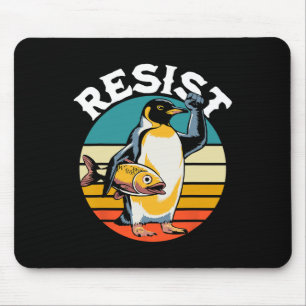 Pinguïn Flippers Up Weerstaan Grappige Pinguïns Te Muismat