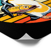 Pinguïn Flippers Up Weerstaan Grappige Pinguïns Te Poster (Hoek)