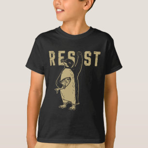 Pinguïn Flippers Up Weerstaan Grappige Pinguïns Te T-shirt