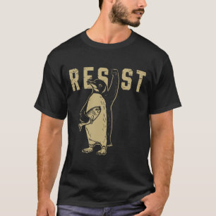 Pinguïn Flippers Up Weerstaan Grappige Pinguïns Te T-shirt