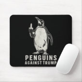 Pinguïn flipt middelvinger tegen pinguïns muismat (Met muis)
