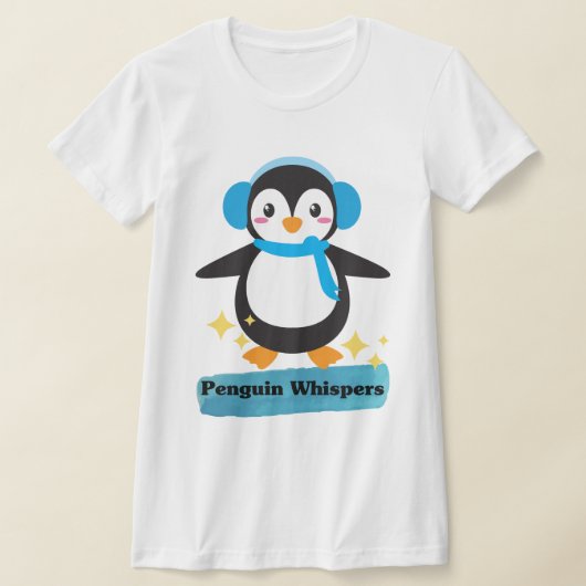 Pinguïn fluistert t-shirt (Laagn)