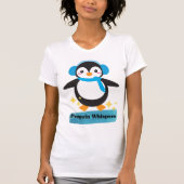 Pinguïn fluistert t-shirt (Voorkant)