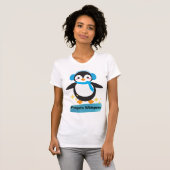 Pinguïn fluistert t-shirt (Voorkant volledig)