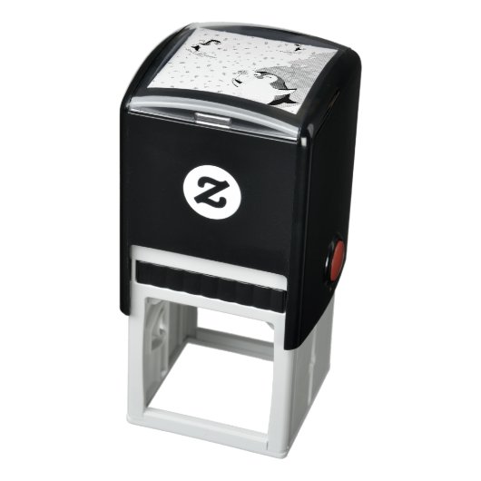 Pinguïn Folly Zelfinktende Stempel (Product)