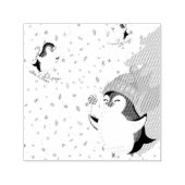 Pinguïn Folly Zelfinktende Stempel (Design)
