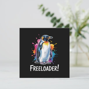 Pinguïn Freeloader Verzet Politiek Kaart