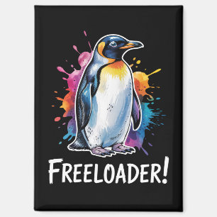 Pinguïn Freeloader Verzet Politiek Magneet