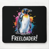 Pinguïn Freeloader Verzet Politiek Muismat (Voorkant)