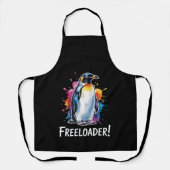 Pinguïn Freeloader Verzet Politiek Schort (Voorkant)