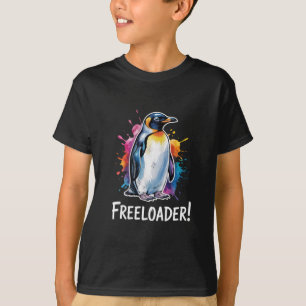 Pinguïn Freeloader Verzet Politiek T-shirt