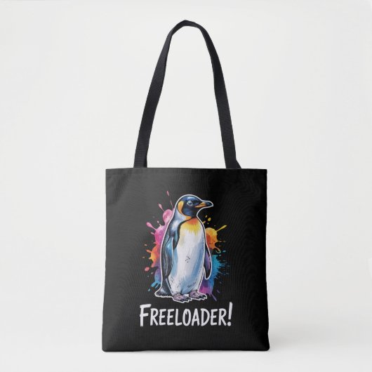 Pinguïn Freeloader Verzet Politiek Tote Bag (Voorkant)