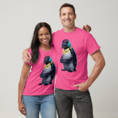 Pinguïn Gamen Dier Videogames Grappige Pinguïn fa T-shirt (Unisex)