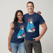 Pinguïn Gamer Controller T-shirt (Unisex)