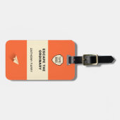 Pinguïn-geïnspireerd Hoesje van het Boek Bagagelabel (Voorkant horizontaal)