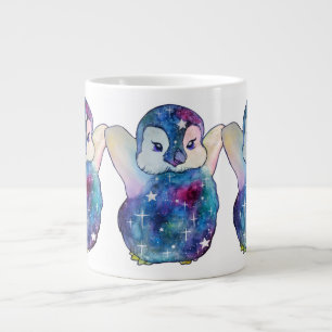 Pinguïn genaamd Button Grote Koffiekop