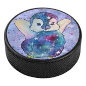 Pinguïn genaamd Button Hockey Puck (3/4)
