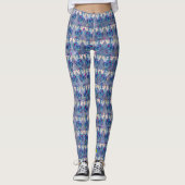 Pinguïn genaamd Button Leggings (Voorkant)