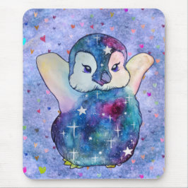 Pinguïn genaamd Button Muismat