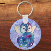 Pinguïn genaamd Button Sleutelhanger (Achterkant)