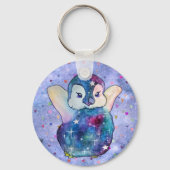 Pinguïn genaamd Button Sleutelhanger (Achterkant)