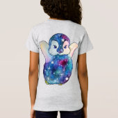 Pinguïn genaamd Button T-shirt (Achterkant)