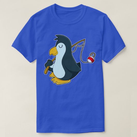 Pinguïn Gevist met Geviste dd T-shirt (Design voorkant)