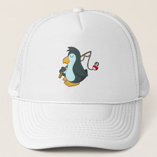 Pinguïn Gevist met Geviste dd Trucker Pet (Voorkant)