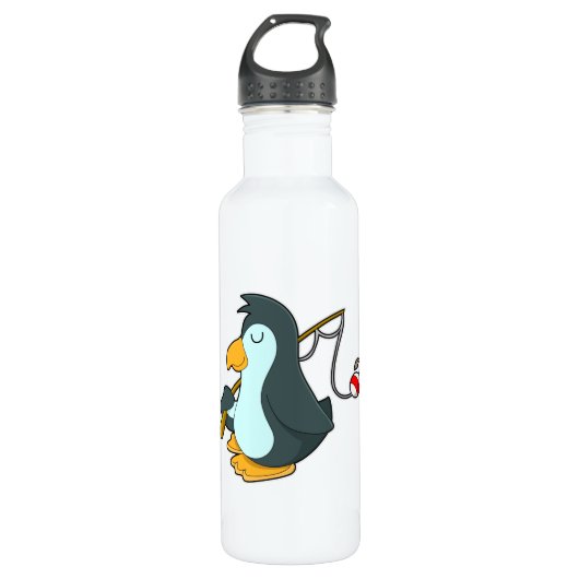 Pinguïn Gevist met Geviste dd Waterfles (Voorkant)