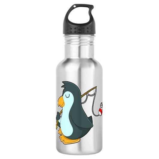 Pinguïn Gevist met Geviste dd Waterfles (Voorkant)
