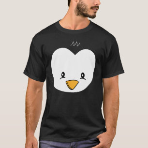 Pinguïn Gezicht Halloween Kostuum Leuke Pinguïn T-shirt