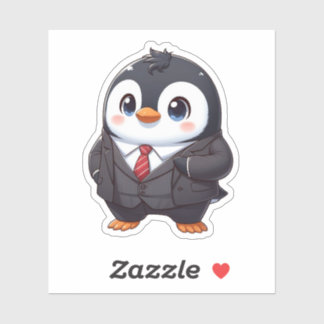 Pinguïn, grote baas Pinguïn Sticker