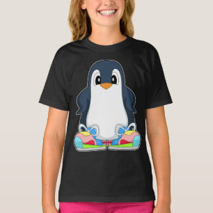 Pinguïn grote Schoenen T-shirt