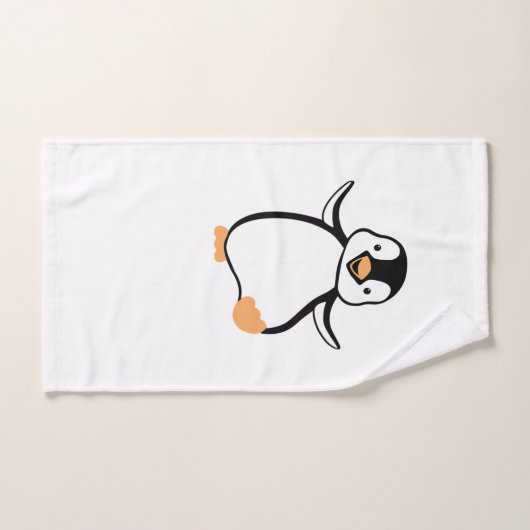 pinguïn handdoek (Handdoek)