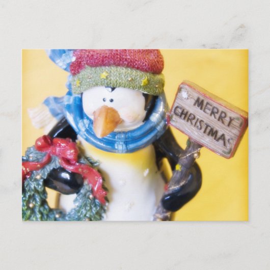 Pinguïn • Het Briefkaart van Kerstmis (Voorkant)