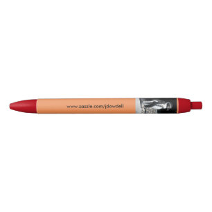 Pinguïn hok zwarte inkt pen