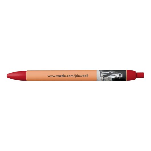 Pinguïn hok zwarte inkt pen (Voorkant)