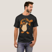 Pinguïn Honkbal Panda Speelt Honkbal T-shirt (Voorkant volledig)