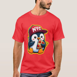 PINGUÏN HOUDT VAN PIZZA 2 T-SHIRT