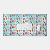 Pinguïn Ice Cream Sweets Bureaumat (Keyboard & Muis)