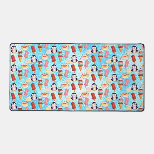 Pinguïn Ice Cream Sweets Bureaumat (Voorkant)