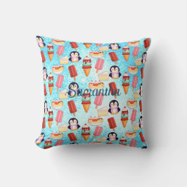 Pinguïn Ice Cream Sweets Kussen