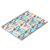 Pinguïn Ice Cream Sweets Notitieboek (Linkerzijde)